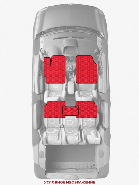 ЭВА коврики «Queen Lux» стандарт для Audi RS6 (C5)